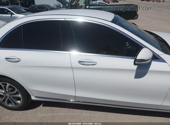 55SWF4KBXGU140775 2016 MERCEDES-BENZ C-CLASS White Rear interior view