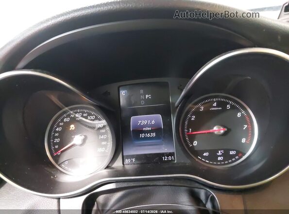 55SWF4KBXGU174523 2016 MERCEDES-BENZ C-CLASS Silver Вид задніх сидінь