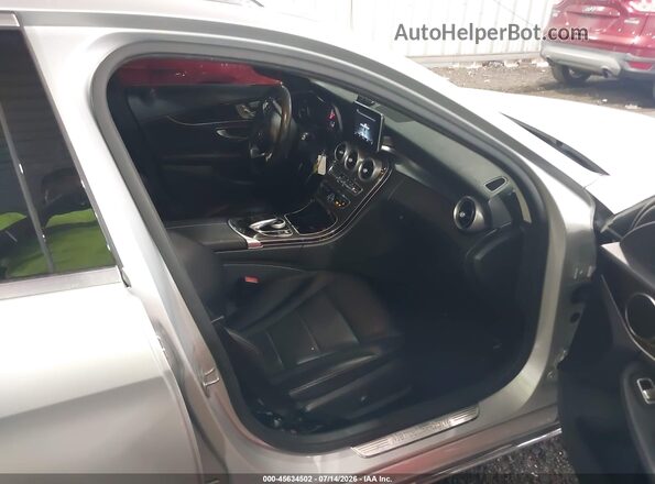 55SWF4KBXGU174523 2016 MERCEDES-BENZ C-CLASS Silver Вид салону спереду