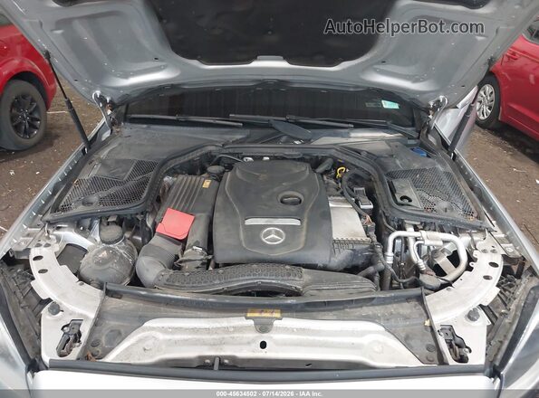 55SWF4KBXGU174523 2016 MERCEDES-BENZ C-CLASS Silver Вид ззаду