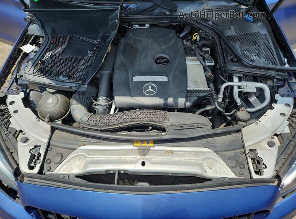 55SWF4KBXHU200457 2017 MERCEDES-BENZ C Фиолетовый Вид задней части салона