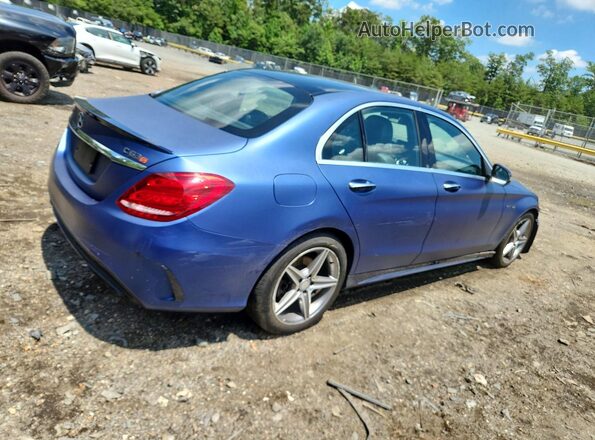 55SWF4KBXHU200457 2017 MERCEDES-BENZ C Фиолетовый Задняя правая четверть