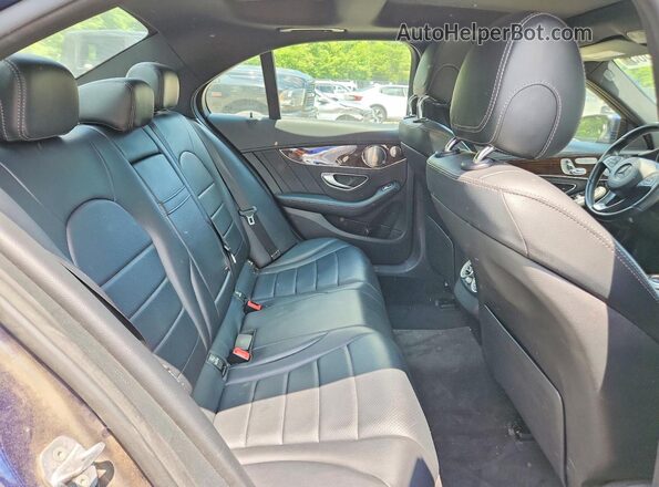 55SWF4KBXHU200457 2017 MERCEDES-BENZ C Фиолетовый Вид задних сидений