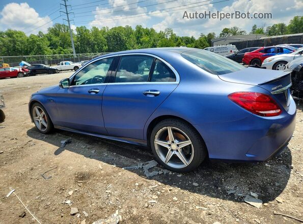 55SWF4KBXHU200457 2017 MERCEDES-BENZ C Фиолетовый Задняя левая четверть