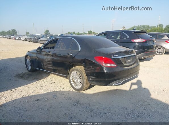 55SWF4KBXHU208428 2017 MERCEDES-BENZ C-CLASS Black Tył lewy
