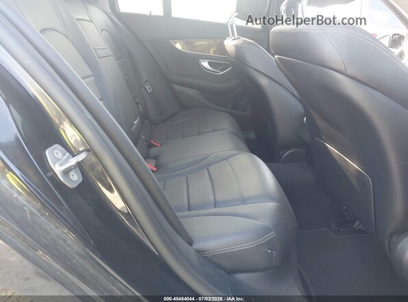 55SWF4KBXHU208428 2017 MERCEDES-BENZ C-CLASS Black Widok naklejki z numerem VIN