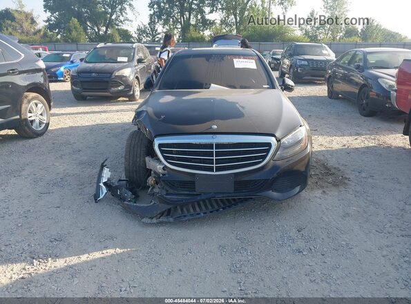 55SWF4KBXHU208428 2017 MERCEDES-BENZ C-CLASS Black Widok zestawu wskaźników