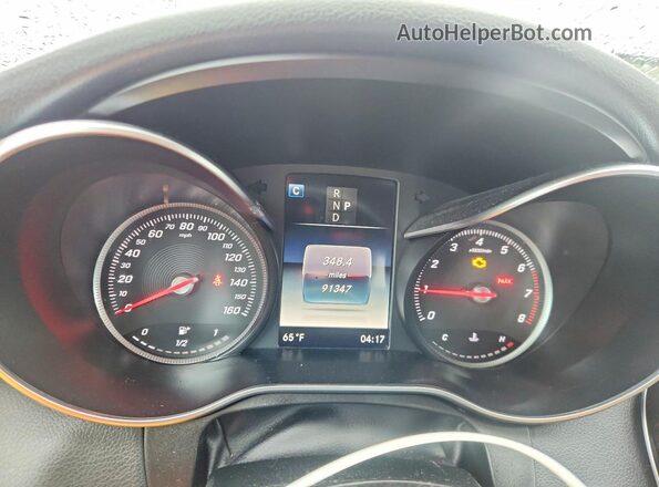 55SWF4KBXJU242357 2018 MERCEDES-BENZ C Gray ხელსაწყოთა პანელის ხედი