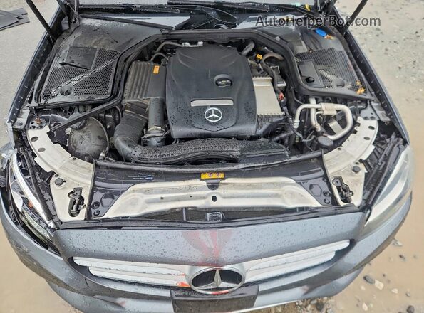 55SWF4KBXJU242357 2018 MERCEDES-BENZ C Gray უკანა სალონის ხედი