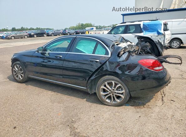 55SWF4KBXJU250362 2018 MERCEDES-BENZ C Black Задня ліва чверть