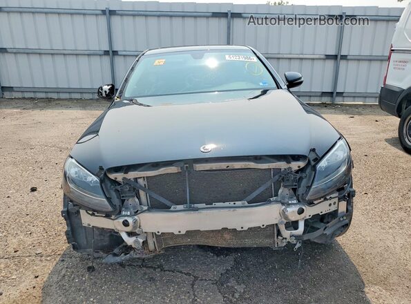 55SWF4KBXJU250362 2018 MERCEDES-BENZ C Black Вид спереду