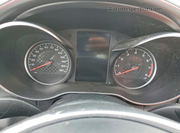 55SWF6EB0GU123359 2016 MERCEDES-BENZ C White Instrument cluster view