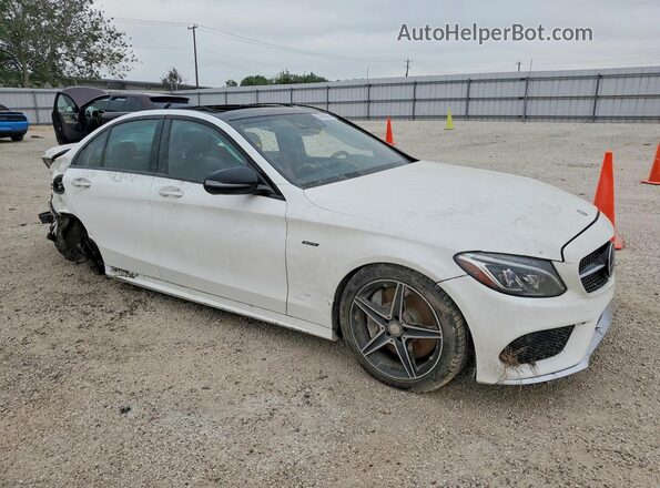 55SWF6EB0GU123359 2016 MERCEDES-BENZ C White Front right