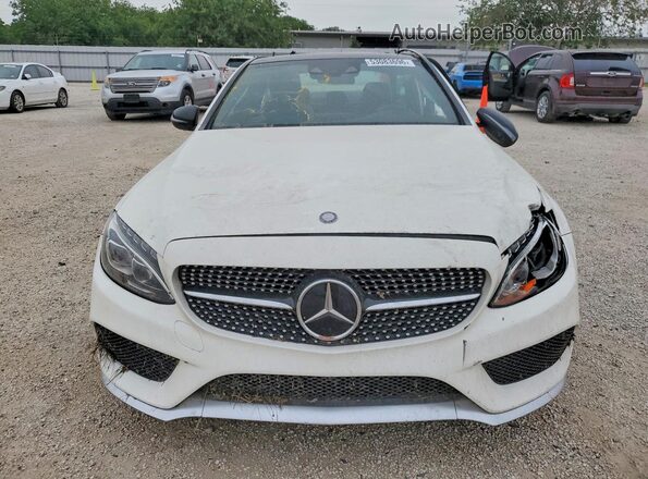 55SWF6EB0GU123359 2016 MERCEDES-BENZ C White Front view