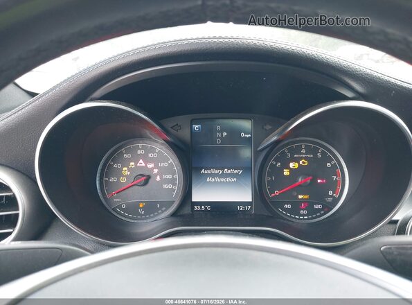 55SWF6EB0HU210311 2017 MERCEDES-BENZ AMG C 43 Black Widok tylnych siedzeń