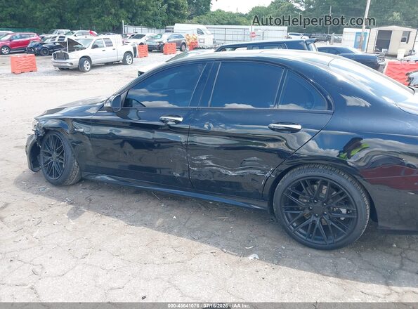 55SWF6EB0HU210311 2017 MERCEDES-BENZ AMG C 43 Black Widok z przodu