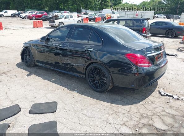 55SWF6EB0HU210311 2017 MERCEDES-BENZ AMG C 43 Black Tył lewy