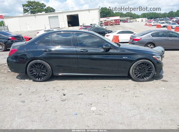 55SWF6EB0HU210311 2017 MERCEDES-BENZ AMG C 43 Black Widok wnętrza z tyłu