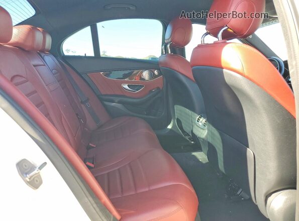 55SWF6EB2GU171901 2016 MERCEDES-BENZ C White უკანა სავარძლების ხედი