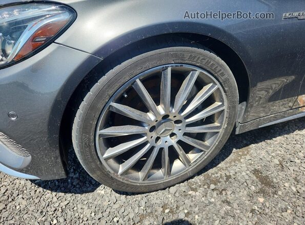 55SWF6EB2JU270239 2018 MERCEDES-BENZ C Gray VIN կոդի պիտակի տեսք