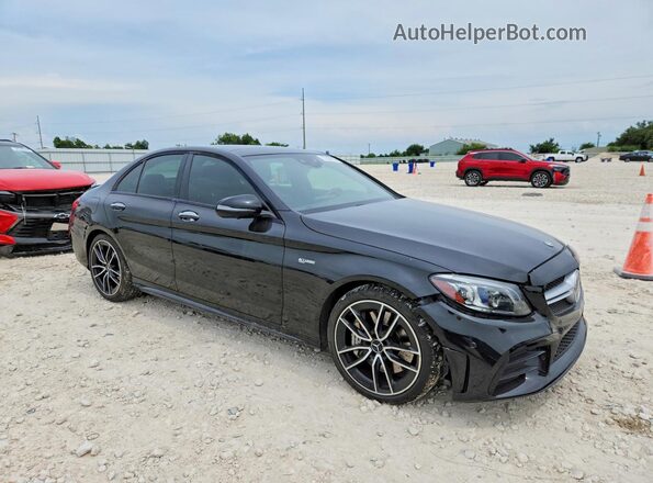 55SWF6EB2KU308733 2019 MERCEDES-BENZ C Black Передня права чверть