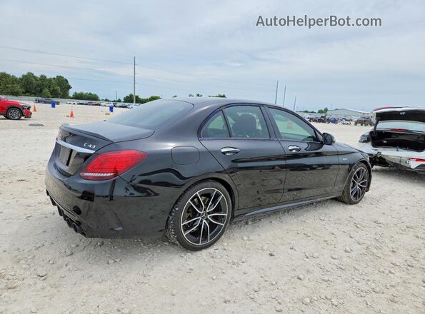 55SWF6EB2KU308733 2019 MERCEDES-BENZ C Black Задня права чверть