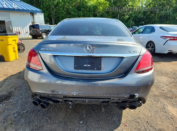 55SWF6EB2LU330300 2020 MERCEDES-BENZ C Silver Rear view