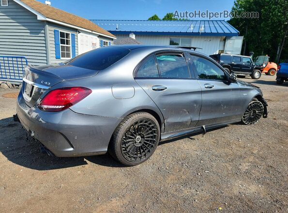 55SWF6EB2LU330300 2020 MERCEDES-BENZ C Silver Rear right