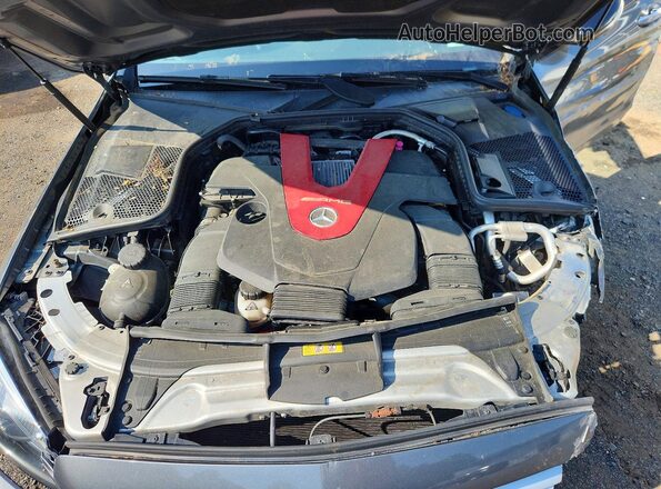 55SWF6EB2LU330300 2020 MERCEDES-BENZ C Silver Rear interior view
