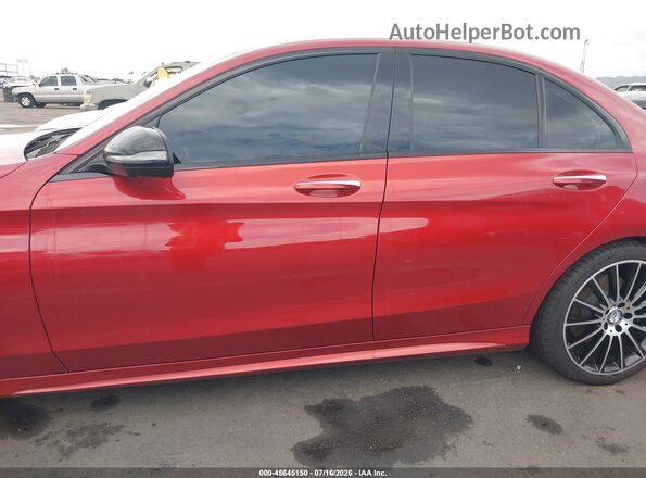 55SWF6EB3GU130208 2016 MERCEDES-BENZ C-CLASS Red Widok wnętrza 360 stopni