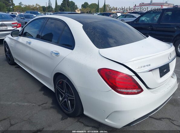 55SWF6EB3HU232593 2017 MERCEDES-BENZ AMG C 43 White უკანა მარცხენა