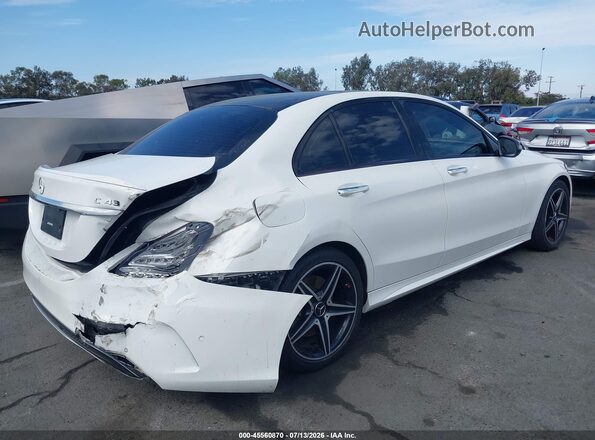55SWF6EB3HU232593 2017 MERCEDES-BENZ AMG C 43 White უკანა მარჯვენა