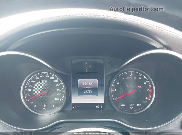 55SWF6EB3HU232593 2017 MERCEDES-BENZ AMG C 43 White უკანა სავარძლების ხედი