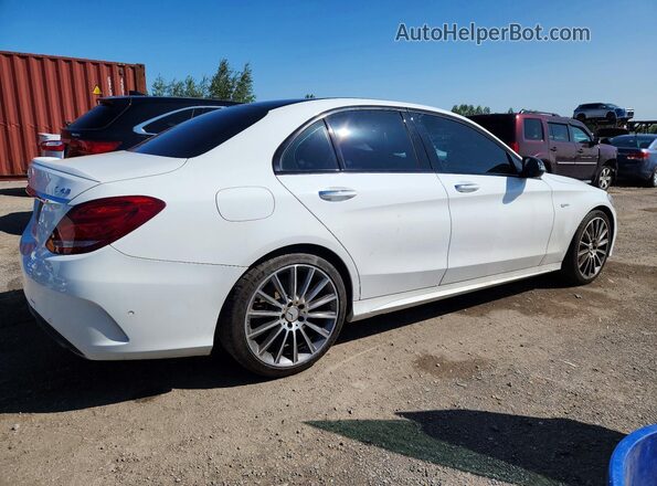 55SWF6EB3JU234396 2018 MERCEDES-BENZ C White Հետևի աջ