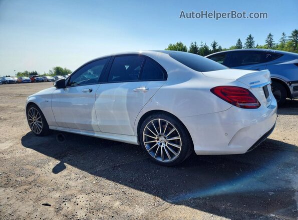 55SWF6EB3JU234396 2018 MERCEDES-BENZ C White Հետևի ձախ