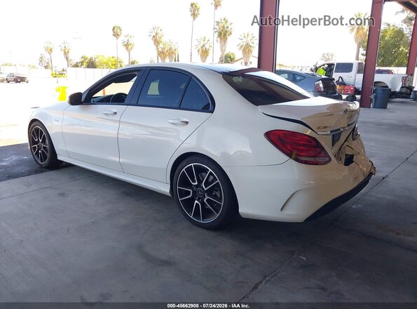 55SWF6EB3JU257287 2018 MERCEDES-BENZ AMG C 43 White Tył lewy