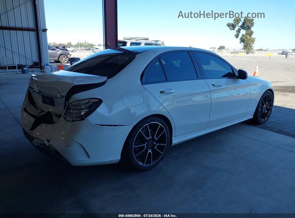 55SWF6EB3JU257287 2018 MERCEDES-BENZ AMG C 43 White Tył prawy