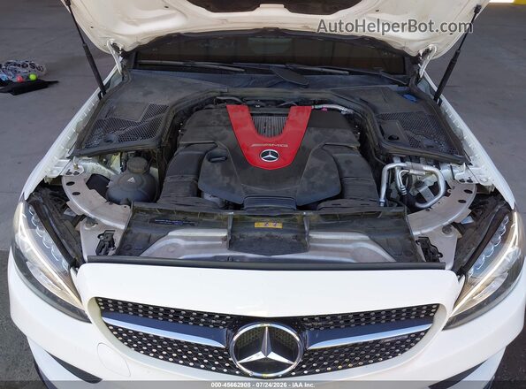 55SWF6EB3JU257287 2018 MERCEDES-BENZ AMG C 43 White Widok z tyłu