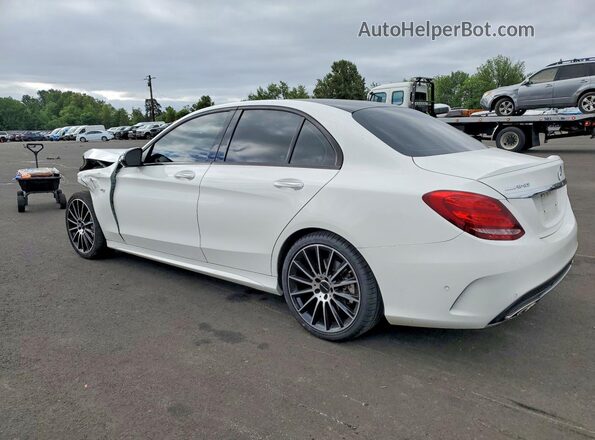 55SWF6EB4HU194727 2017 MERCEDES-BENZ C White Հետևի ձախ