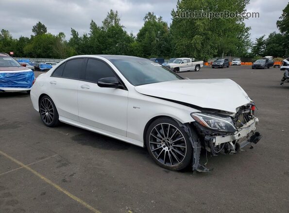 55SWF6EB4HU194727 2017 MERCEDES-BENZ C White Առջևի աջ