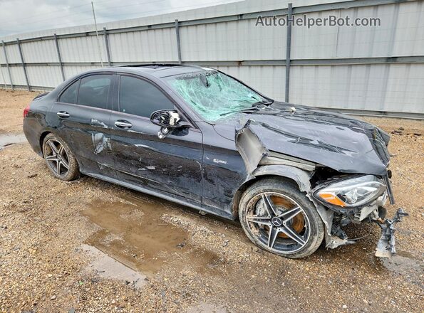55SWF6EB4JU242832 2018 MERCEDES-BENZ C Black Передня права чверть