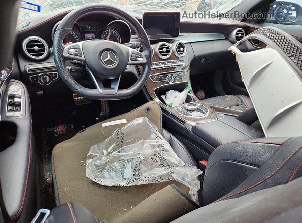 55SWF6EB4JU242832 2018 MERCEDES-BENZ C Black Вид панелі приладів