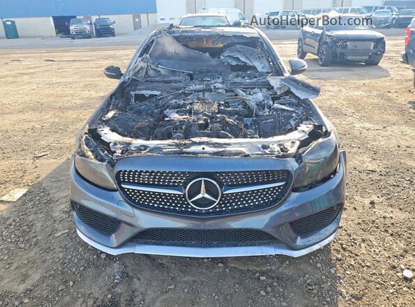 55SWF6EB5GU130498 2016 MERCEDES-BENZ C Gray Դիմացի տեսք