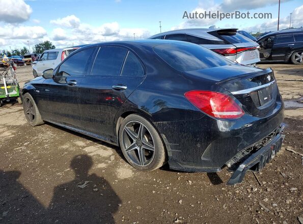 55SWF6EB6JU251984 2018 MERCEDES-BENZ C Black Rear left