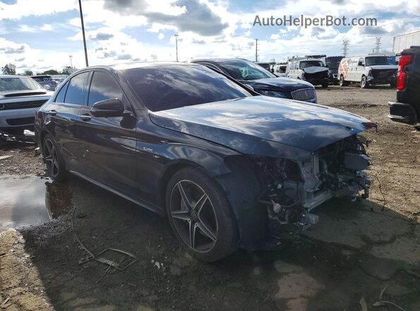 55SWF6EB6JU251984 2018 MERCEDES-BENZ C Black Front right