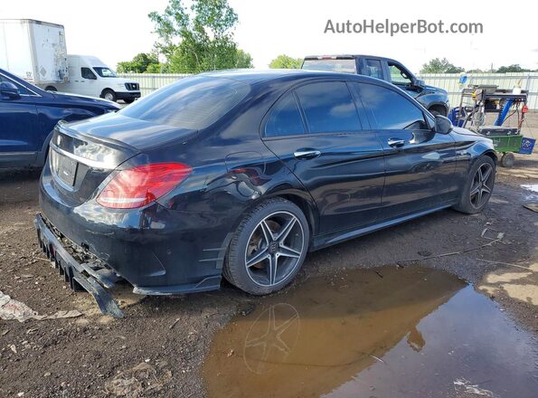 55SWF6EB6JU251984 2018 MERCEDES-BENZ C Black Rear right