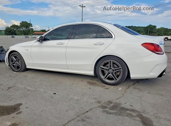 55SWF6EB7LU331975 2020 MERCEDES-BENZ C White Rear left