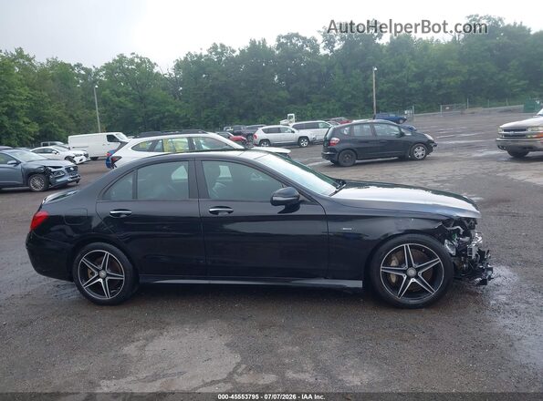 55SWF6EB8GU163950 2016 MERCEDES-BENZ C-CLASS Черный Вид задней части салона