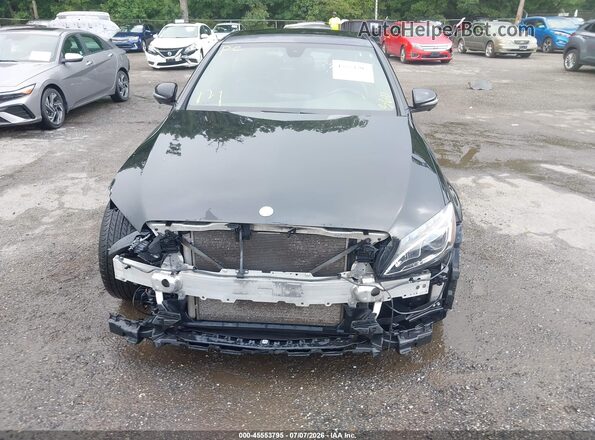 55SWF6EB8GU163950 2016 MERCEDES-BENZ C-CLASS Черный Вид спереди