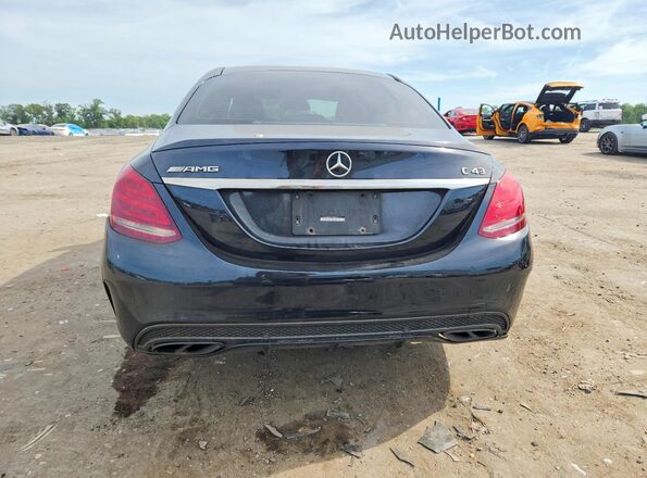 55SWF6EB8HU195444 2017 MERCEDES-BENZ C Black Հետևի տեսք